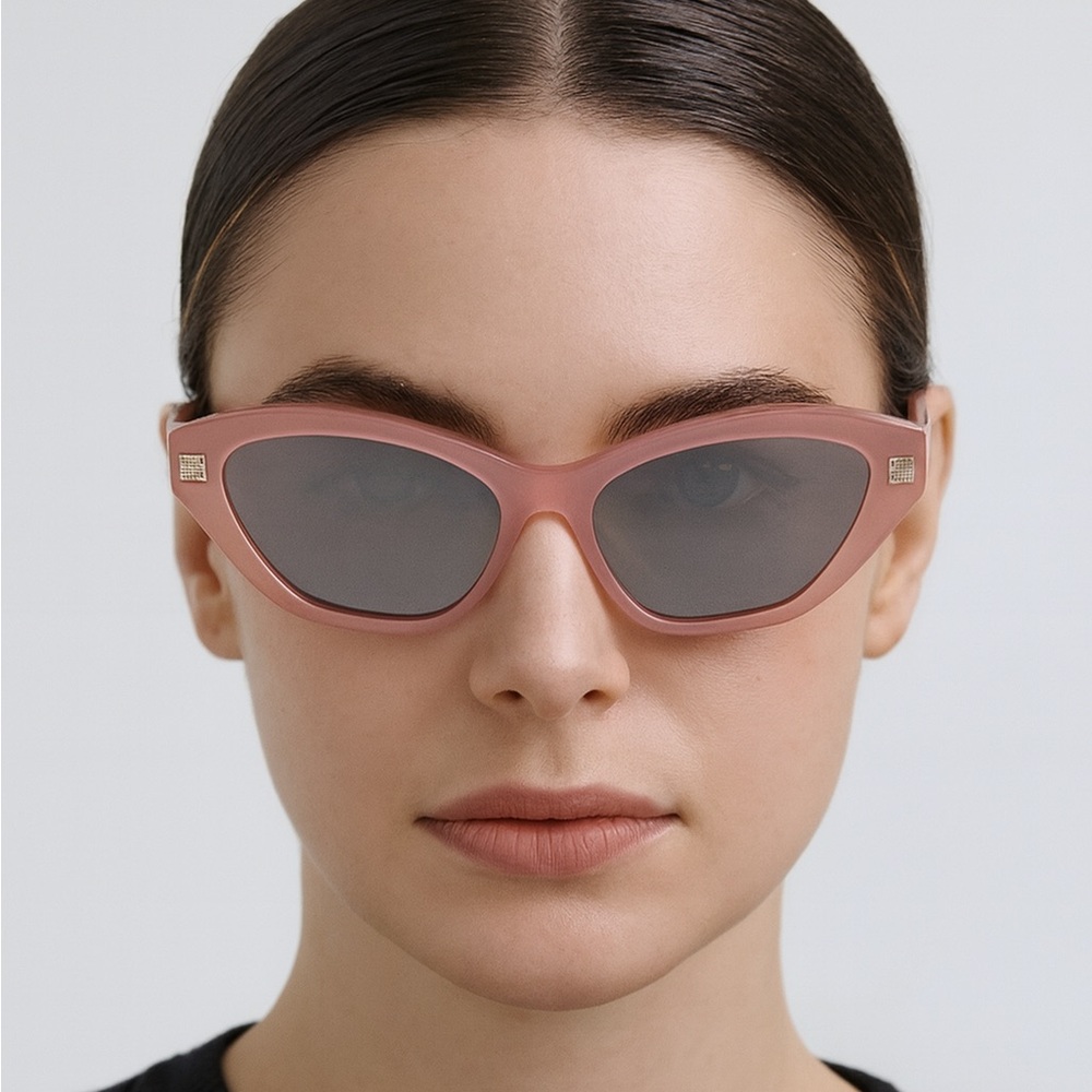 GIVENCHY PINK/SMOKE MIRRORED SUNGLASSES GV40038I